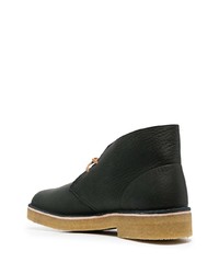 schwarze Chukka-Stiefel aus Leder von Clarks Originals