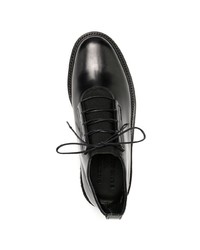 schwarze Chukka-Stiefel aus Leder von Craig Green