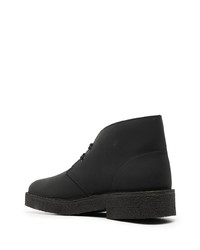 schwarze Chukka-Stiefel aus Leder von Clarks Originals