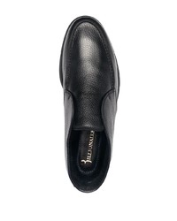 schwarze Chukka-Stiefel aus Leder von Billionaire