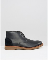 schwarze Chukka-Stiefel aus Leder von Aldo