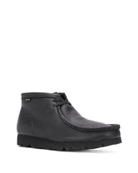 schwarze Chukka-Stiefel aus Leder von Clarks Originals