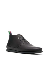 schwarze Chukka-Stiefel aus Leder von PS Paul Smith