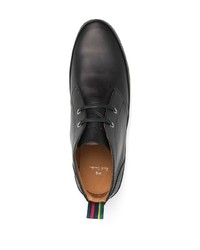 schwarze Chukka-Stiefel aus Leder von PS Paul Smith