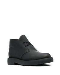 schwarze Chukka-Stiefel aus Leder von Clarks Originals