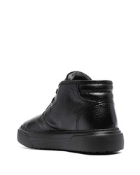 schwarze Chukka-Stiefel aus Leder von Baldinini