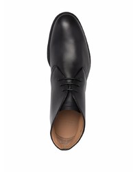 schwarze Chukka-Stiefel aus Leder von Bally