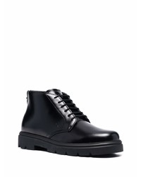 schwarze Chukka-Stiefel aus Leder von Calvin Klein