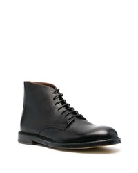 schwarze Chukka-Stiefel aus Leder von Doucal's