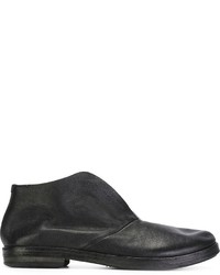 schwarze Chukka-Stiefel aus Leder von Marsèll