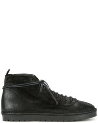 schwarze Chukka-Stiefel aus Leder von Marsèll