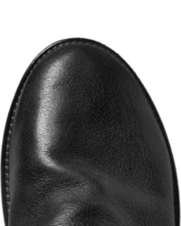 schwarze Chukka-Stiefel aus Leder von Marsèll