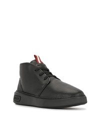 schwarze Chukka-Stiefel aus Leder von Bally