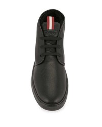 schwarze Chukka-Stiefel aus Leder von Bally