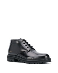 schwarze Chukka-Stiefel aus Leder von Common Projects