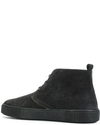 schwarze Chukka-Stiefel aus Leder von Tod's