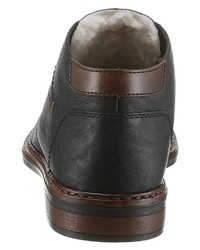 schwarze Chukka-Stiefel aus Leder von Rieker