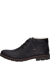 schwarze Chukka-Stiefel aus Leder von Rieker