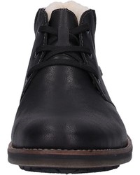 schwarze Chukka-Stiefel aus Leder von Rieker