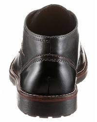 schwarze Chukka-Stiefel aus Leder von Rieker