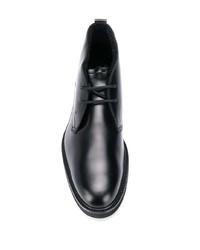 schwarze Chukka-Stiefel aus Leder von Tod's