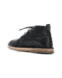 schwarze Chukka-Stiefel aus Leder von Marsèll