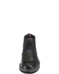 schwarze Chukka-Stiefel aus Leder von Strellson
