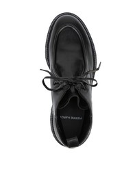 schwarze Chukka-Stiefel aus Leder von Pierre Hardy