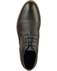 schwarze Chukka-Stiefel aus Leder von Tom Tailor