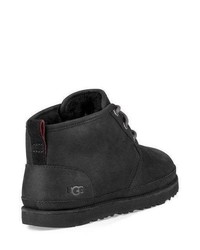 schwarze Chukka-Stiefel aus Leder von UGG