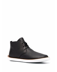 schwarze Chukka-Stiefel aus Leder von Camper