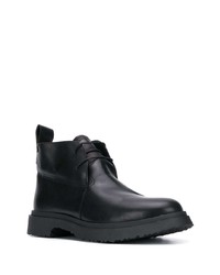 schwarze Chukka-Stiefel aus Leder von Camper