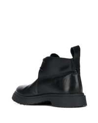 schwarze Chukka-Stiefel aus Leder von Camper