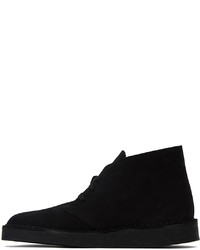 schwarze Chukka-Stiefel aus Wildleder von Clarks Originals