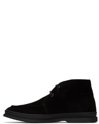 schwarze Chukka-Stiefel aus Wildleder von Paul Smith