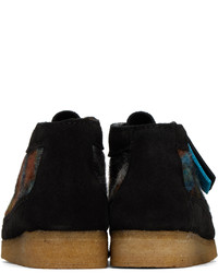 schwarze Chukka-Stiefel aus Wildleder von Clarks Originals