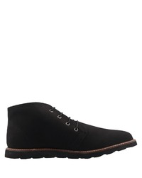 schwarze Chukka-Stiefel aus Wildleder von BORAS