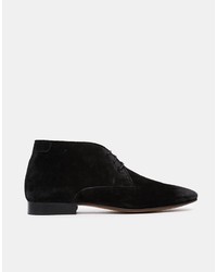 schwarze Chukka-Stiefel aus Wildleder von Asos