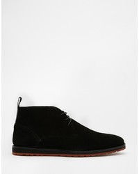 schwarze Chukka-Stiefel aus Wildleder von Asos