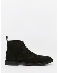 schwarze Chukka-Stiefel aus Wildleder von Asos