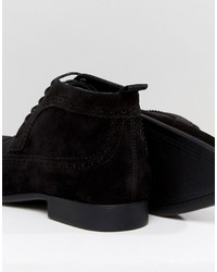 schwarze Chukka-Stiefel aus Wildleder von Asos