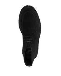 schwarze Chukka-Stiefel aus Wildleder von Officine Creative