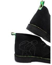 schwarze Chukka-Stiefel aus Wildleder von Clarks Originals