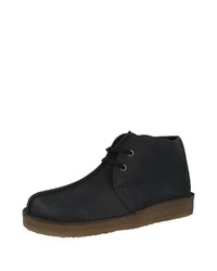 schwarze Chukka-Stiefel aus Wildleder von Clarks Originals