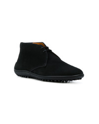 schwarze Chukka-Stiefel aus Wildleder von Car Shoe