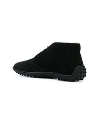 schwarze Chukka-Stiefel aus Wildleder von Car Shoe