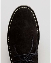 schwarze Chukka-Stiefel aus Wildleder von Ben Sherman