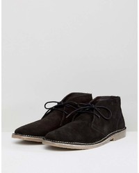 schwarze Chukka-Stiefel aus Wildleder von Ben Sherman