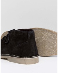 schwarze Chukka-Stiefel aus Wildleder von Ben Sherman