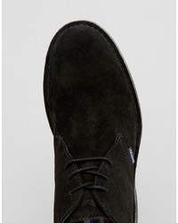 schwarze Chukka-Stiefel aus Wildleder von Lambretta